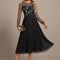 Robe Midi Éclat Sombre