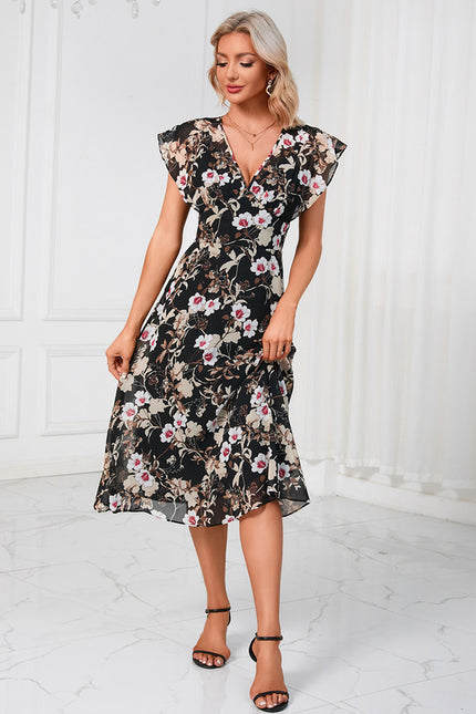 Robe Midi Florale Légère - gallery 9