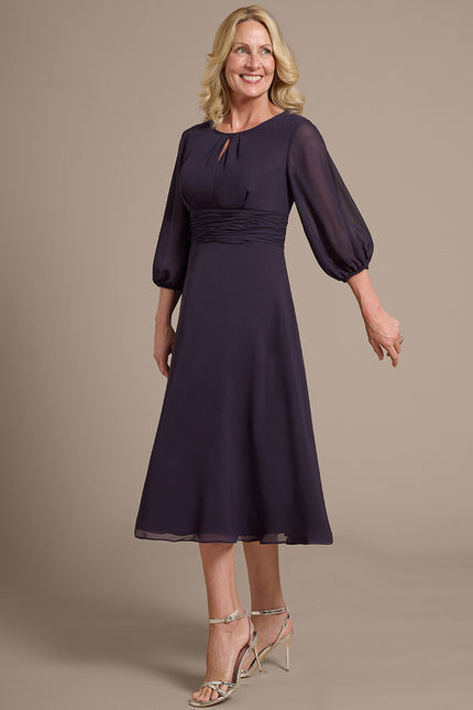 Robe Midi Prune - gallery 2