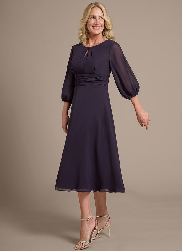 Robe Midi Prune - gallery 2