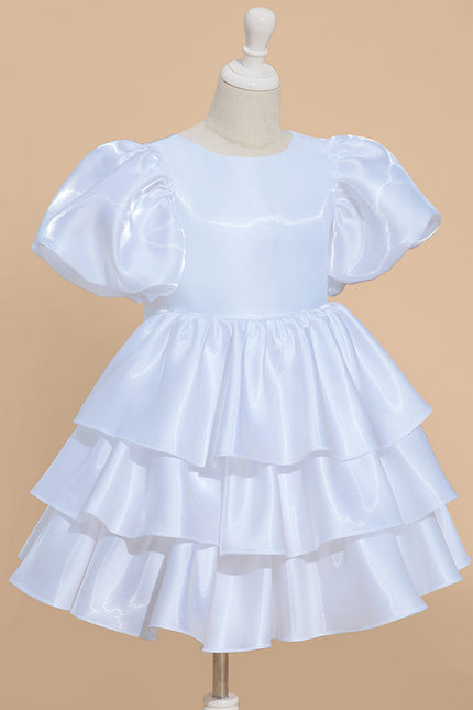 Robe Midi Satinée Volants - gallery 3