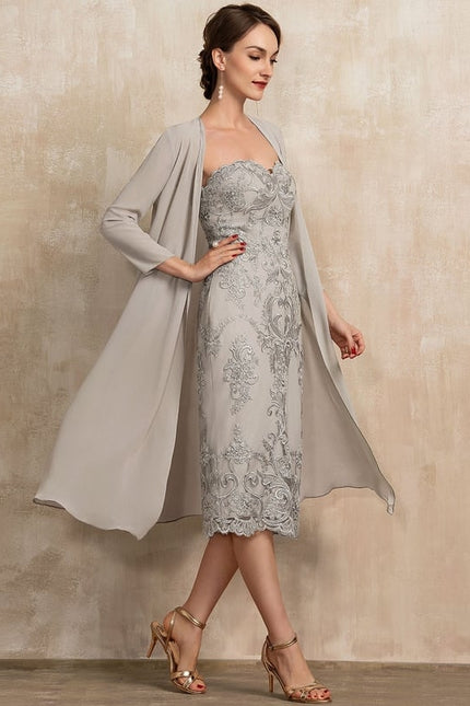 Robe Midi Éclat De Saphir - gallery 3