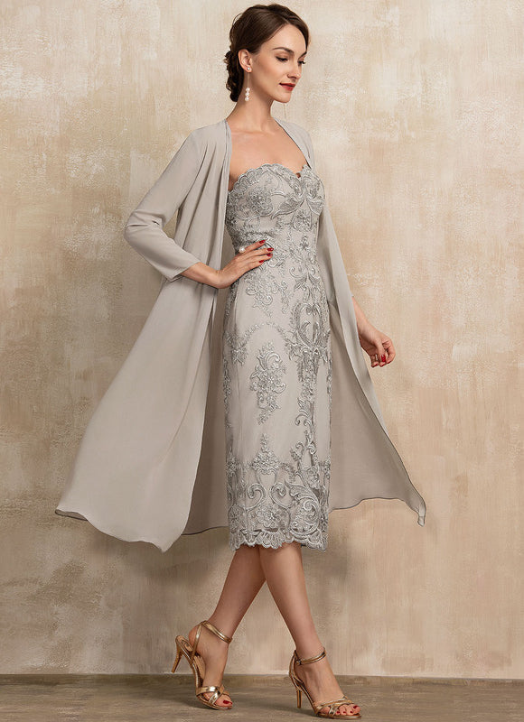 Robe Midi Chic Satinée - gallery 3