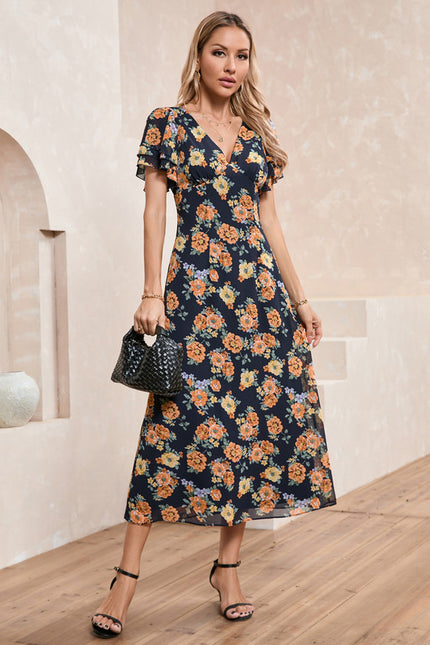 Robe Midi Florale Légère - gallery 1