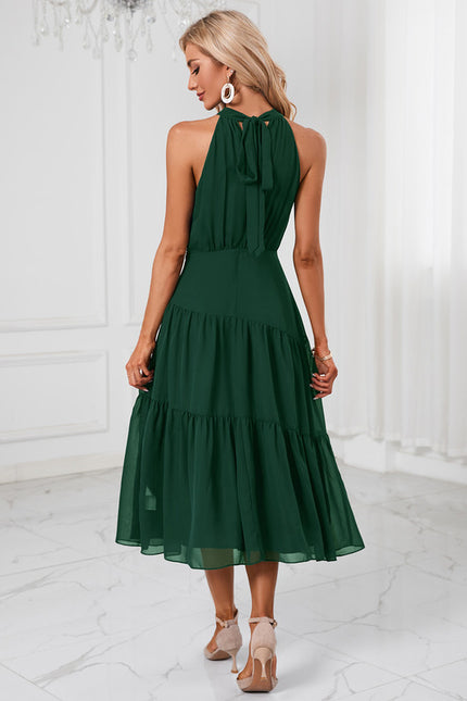 Robe Midi Chiffon Trapèze - gallery 9