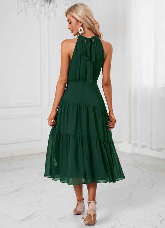 Robe Midi Chiffon Trapèze - gallery 9
