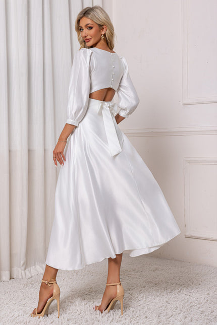 Robe Midi Col Bateau