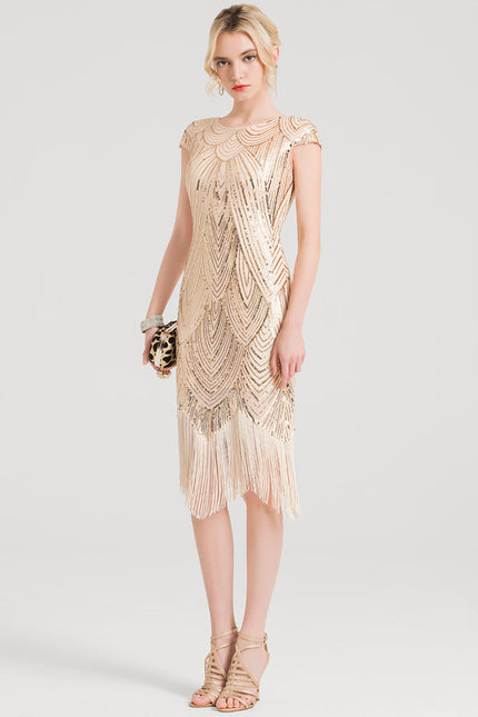 Robe Midi Éclat Pailleté - gallery 2