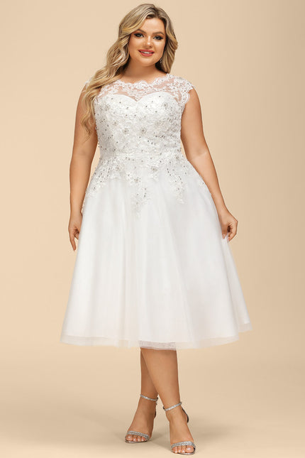 Robe Midi De Mariée Chic - gallery 7