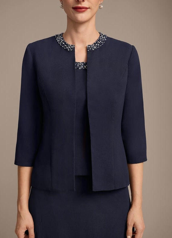 Robe Midi Veste Chic Mousseline - gallery 8