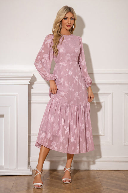 Robe Midi Chic Volants