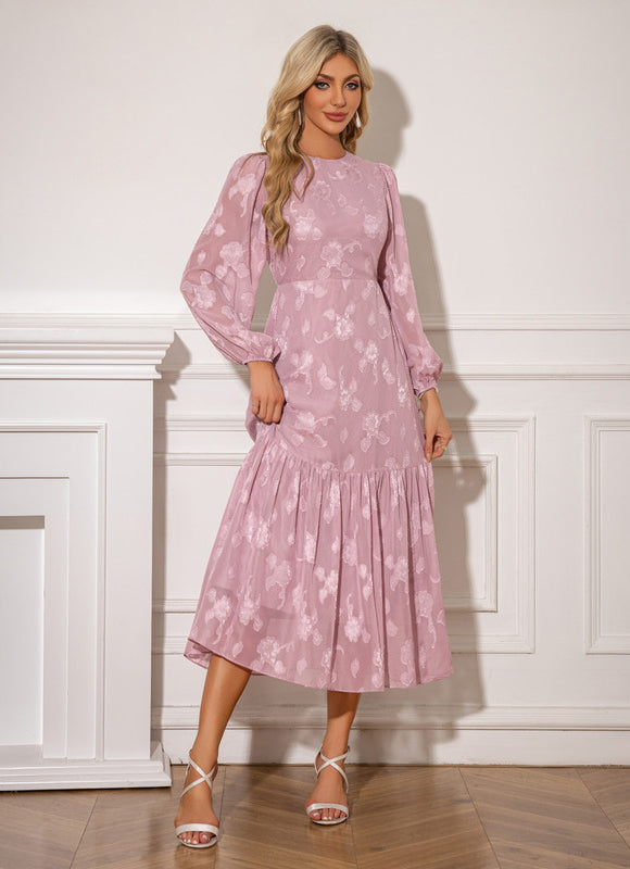 Robe Midi Chic Volants