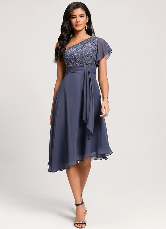 Robe Midi Fluide Asymétrique - gallery 3