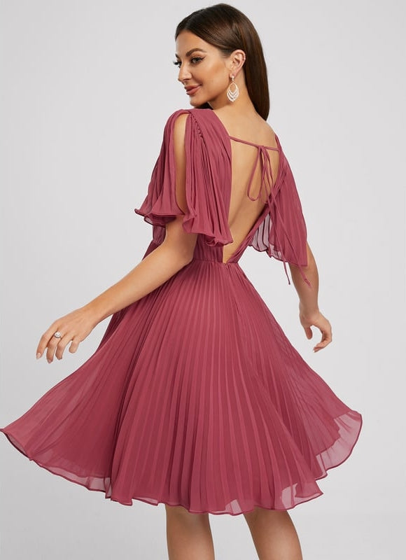 Robe Midi Ondée Élégante - gallery 2