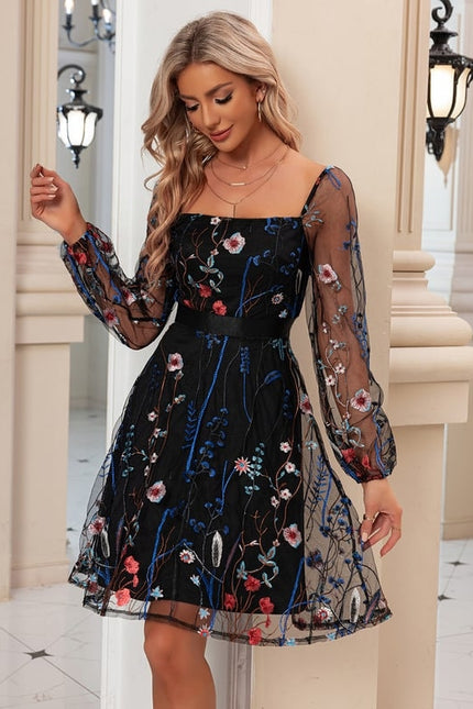 Robe Midi Écarlate Organza