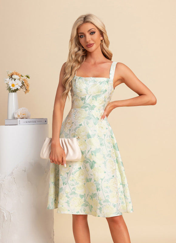 Robe Midi Midi Rose Douce - gallery 3
