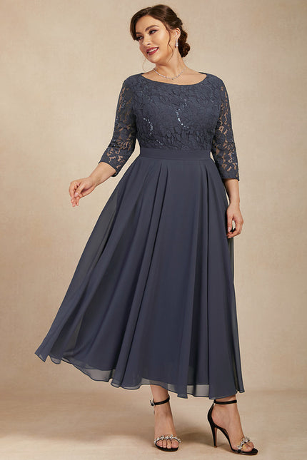 Robe Midi Manche 3 4 - gallery 6