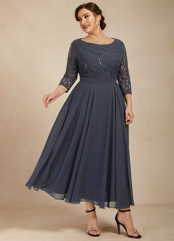 Robe Midi Manche 3 4 - gallery 6