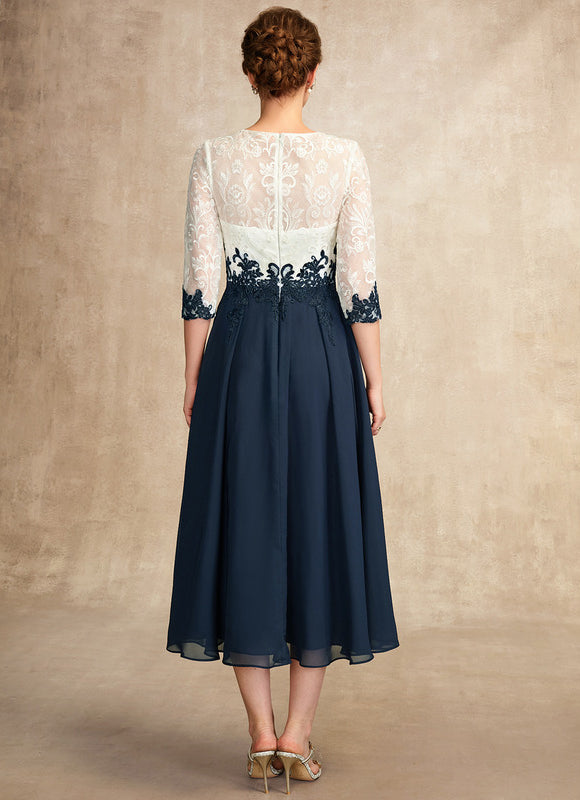 Robe Midi Élégance Azurante - gallery 2