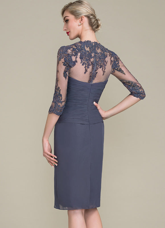 Robe Midi Satin Céleste - gallery 4