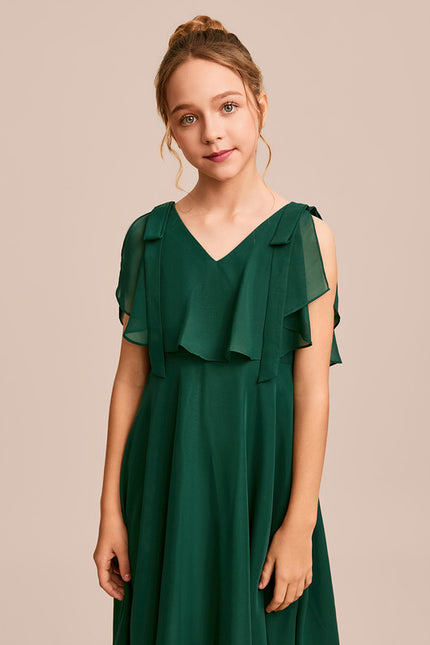 Robe Midi Émeraude Légère - gallery 6