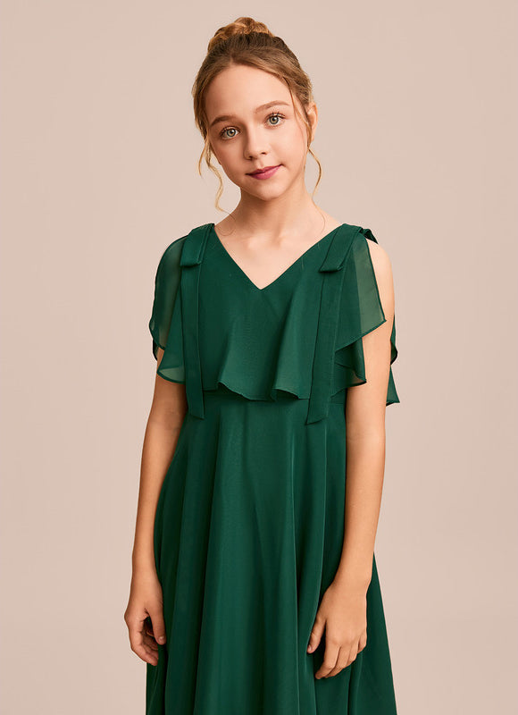 Robe Midi Émeraude Légère - gallery 6