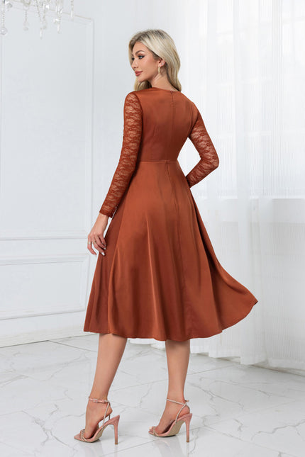 Robe Midi Rustique Élégante - gallery 2