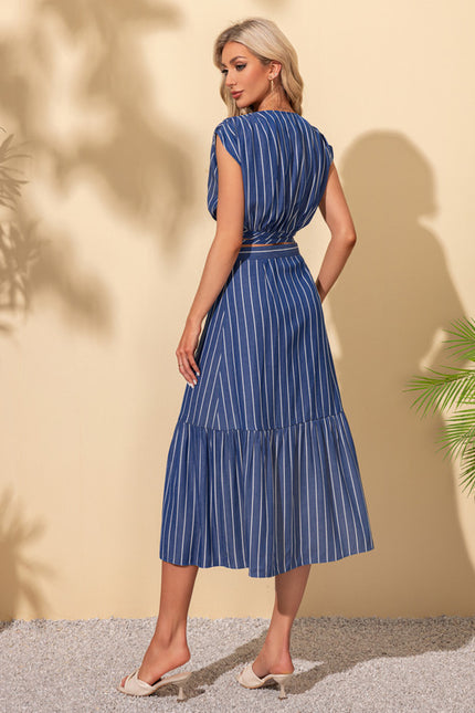 Robe Midi Rayée - gallery 2