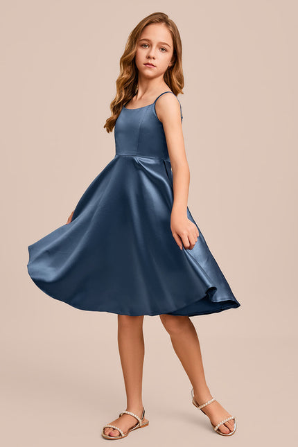 Robe Midi Satin Vert Tendre