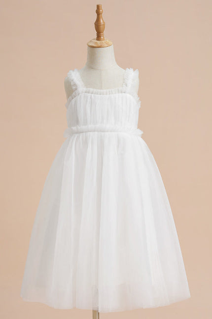 Robe Midi Tulle Blanche