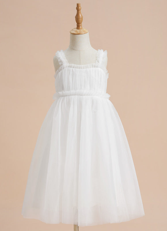 Robe Midi Tulle Blanche