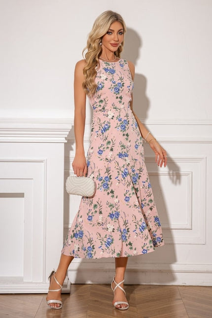 Robe Midi Fleurie Élégante - gallery 5