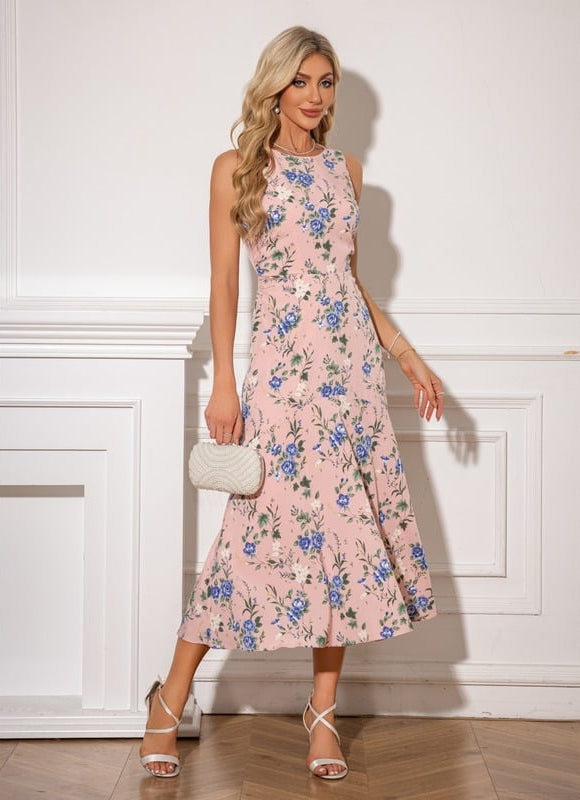 Robe Midi Élégante Blanche - gallery 5