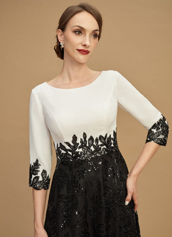 Robe Midi Manche 3 4 - gallery 6