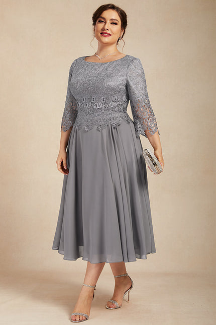 Robe Midi Flottante Lavande - gallery 6