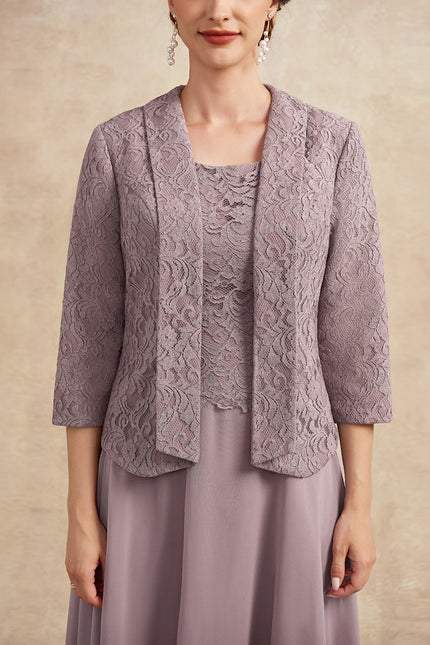 Robe Midi Flottante Lavande - gallery 1
