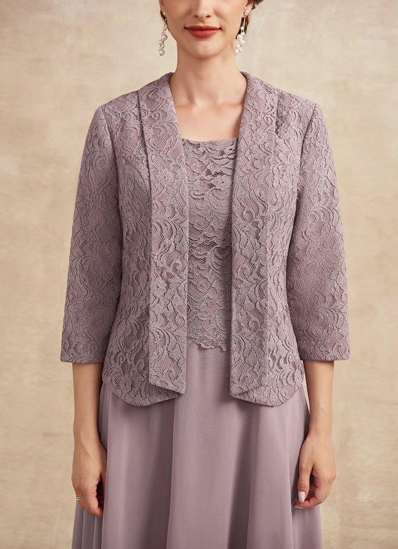 Robe Midi Flottante Lavande - gallery 1