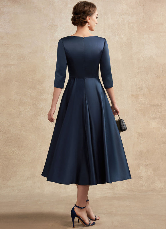 Robe Midi Nuit Satinée - gallery 5