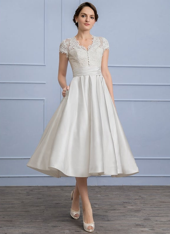 Robe Midi Éclat De Satin