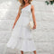 Robe Midi Écrue Légère