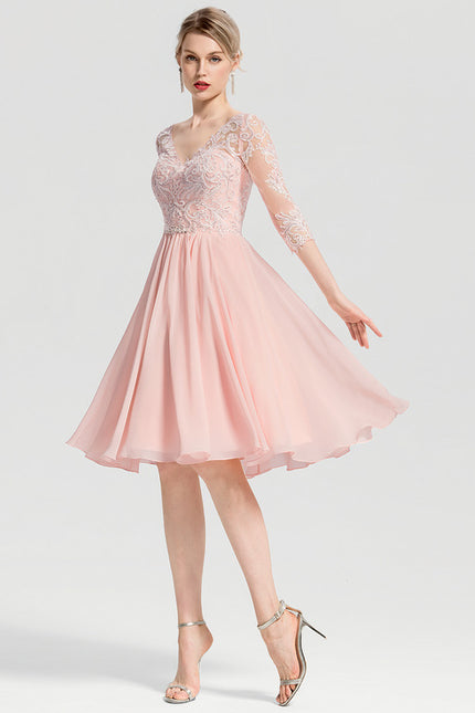 Robe Midi Rose Enchantée - gallery 3