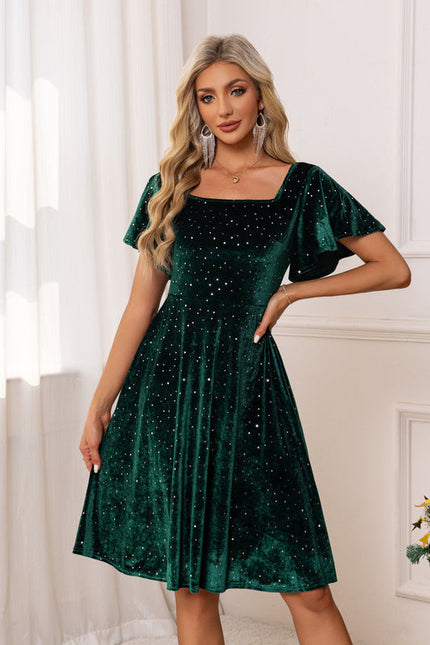 Robe Paillette Midi - gallery 6