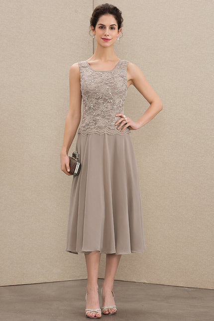 Robe Midi Manche 3 4 - gallery 5