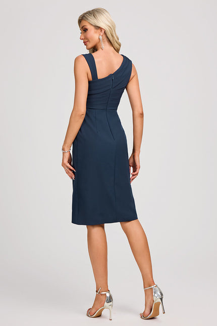 Robe Midi Asymétrique Drapée - gallery 5