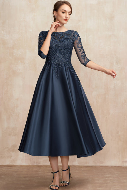 Robe Midi Chic Satin Éthique