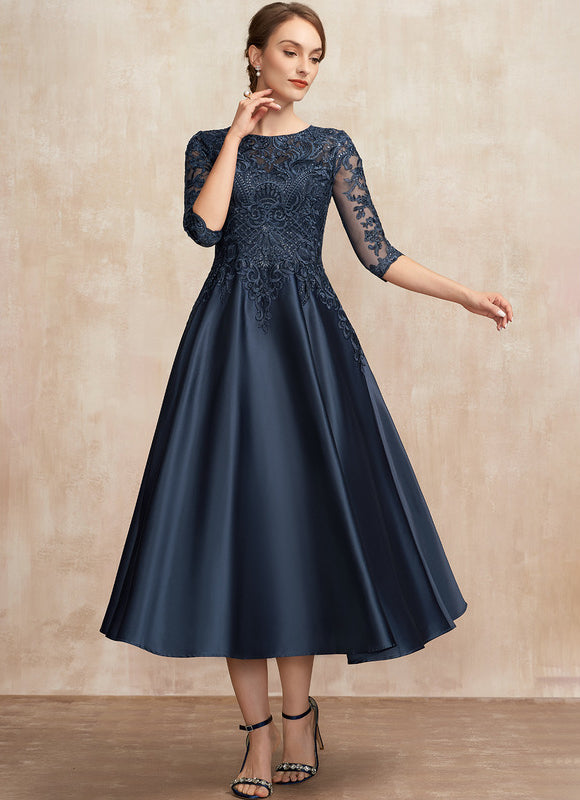 Robe Midi Chic Satin Éthique
