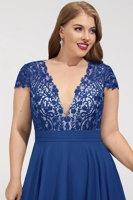 Robe Midi Bleu Envoûtant - gallery 9