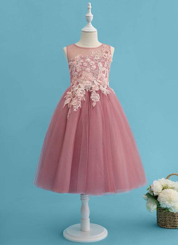 Robe Midi Fille Florale - gallery 1
