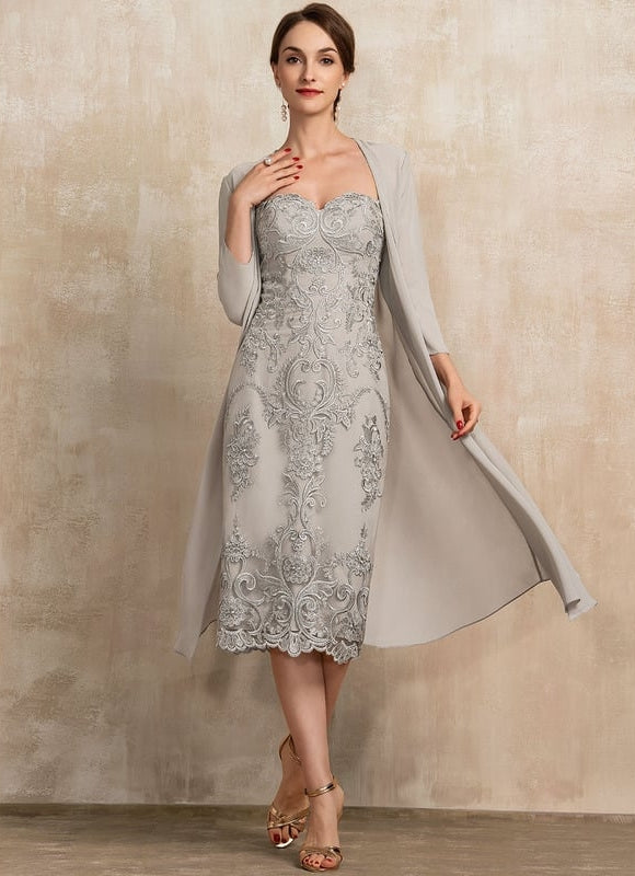 Robe Midi Éclat De Saphir - gallery 5
