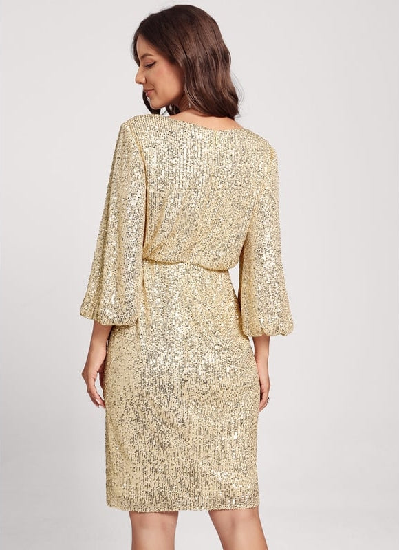 Robe Midi Pailletée Lumineuse - gallery 6